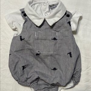 Tommy bahama baby boy bubble romper onesie 0-3